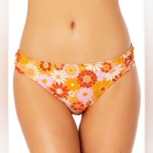 California Sunshine Swimwear Orange Size M Juniors Bikini Bottoms-NWT